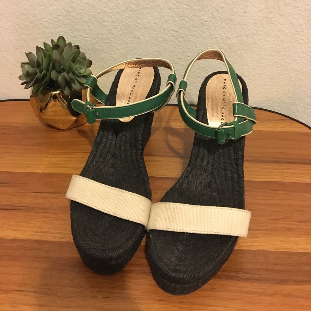 Marc by Marc Jacobs Espadrille Wedges size 9.5